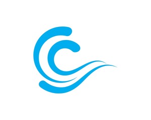 splash Water, Wave symbol and icon Logo Template