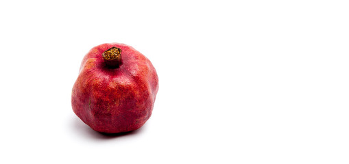 Pomegranate fruit isolated on a white background
