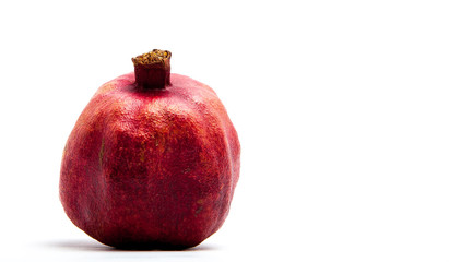 Pomegranate fruit isolated on a white background