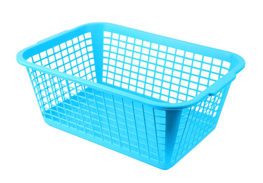 Blue Plastic Basket