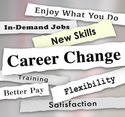 Career Change New Job Better Pay Newspaper Headlines 3d Illustration