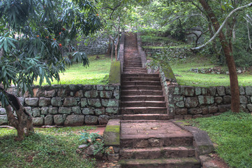 Lion's rock in Sigiriya, Sri Lanka.