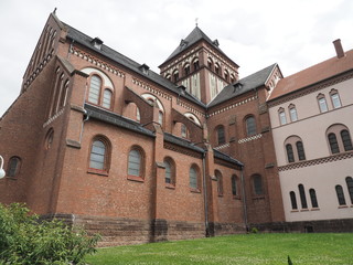 Fototapeta na wymiar Missionshauskirche der Steyler Missionare in St. Wendel im Saarland 
