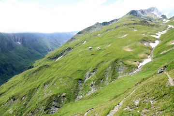 Fototapeta na wymiar Mountain Landscape in The Alps