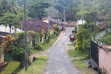village outside of Kandy, Sri Lanka.