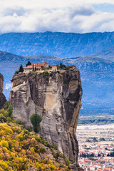 Fototapeta na wymiar Monastery of the Holy Trinity i in Meteora, Greece