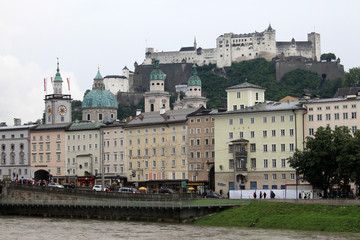 Fototapeta na wymiar Salzburg Castle, Austria