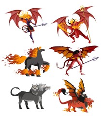 demon devils and beasts collection