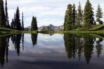 Sunrise Reflection at Paradise Divide, Colorado