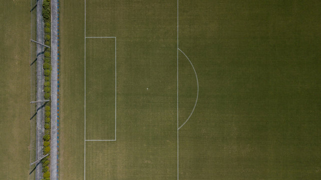 [空撮写真]サッカーグラウンド