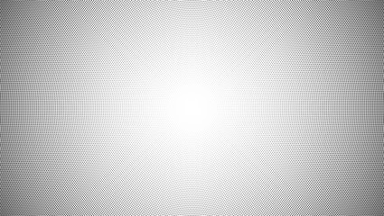 Halftone of radial gradient with dots. Modern dotted halftone digital background. Vector pattern, template of digital texture. Template for print design.