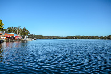 Tuross Head -  Tuross Lake on water