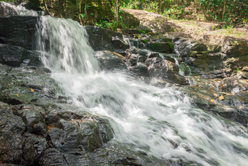 Nature with waterfall and stream in Itacare