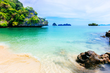 Fototapeta premium The Andaman Sea krabi thailand