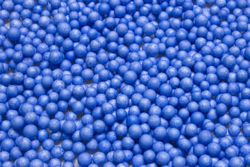 Large Blue Polysterene Balls background