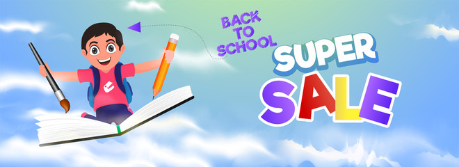 Back to School, Web Banner Design.