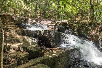 Naklejka na ściany i meble Nature with waterfall and stream in Itacare