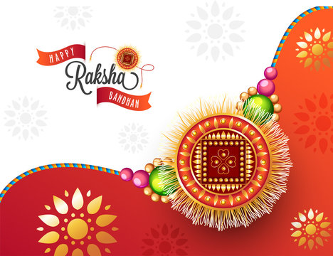 Rakhi, Indian brother and sister festival Raksha Bandhan concept.