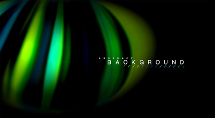 Blur color wave lines abstract background