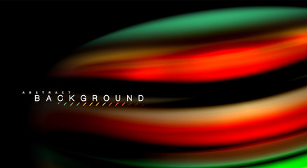 Blur color wave lines abstract background