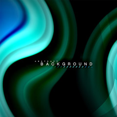 Fluid mixing colors vector wave abstract background design. Colorful mesh waves