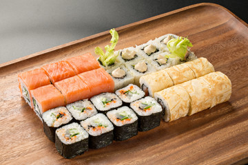 Sushi set food photography