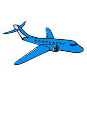 linienflugzeug flugzeug fliegen pilot urlaub reisen flug jumbojet groß design cool clipart