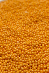  Orange Polysterene balls background