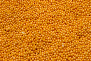  Orange Polysterene balls background