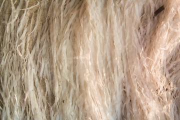 White rope background, on the beach in Phuket Thailand.