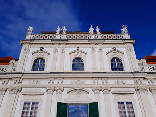 Fototapeta na wymiar Vienna, Austria - December 16, 2017: Lower Belvedere palace in Vienna
