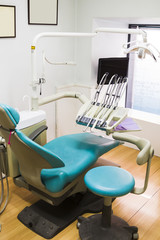 Dental Clinic equipment and stomatology concept.