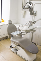 Dental Clinic equipment and stomatology concept.