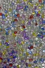 Colorful shiny beads background