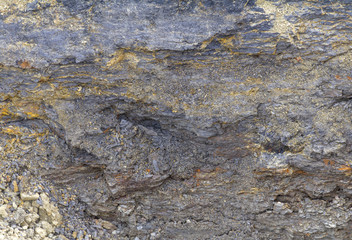 full frame abstract soil structure