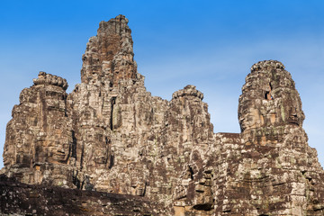 Historic ruins of Bayon Temple