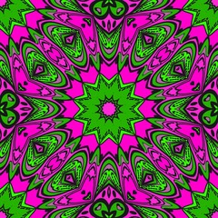 Bright color seamless art pattern. fantasy ornament. vector illustration