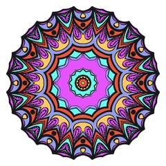 Vector mandala, Floral mandala. Oriental mandala. Vintage decorative elements. Vector illustration. It is super vector illustration.