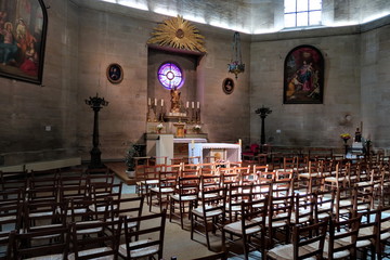 Intérieur de la Chapelle Saint Louis. Paris