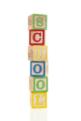 Wooden toy blocks