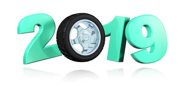 Car Sport wheel 2019 design in Infinite Rotation