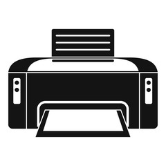 Copier printer icon. Simple illustration of copier printer vector icon for web design isolated on white background