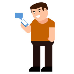 Email notification concept icon