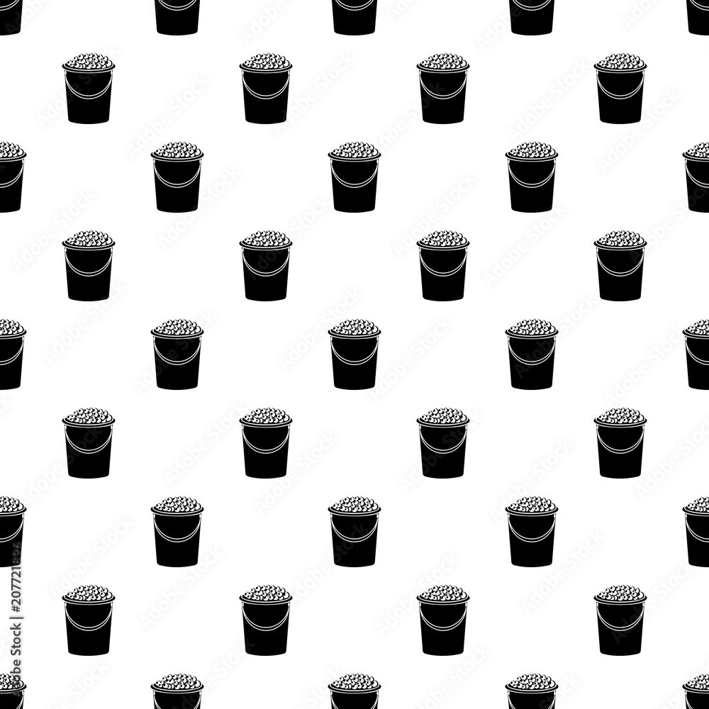 Poster foam in bucket icon. simple illustration of foam in bucket vector icon for web