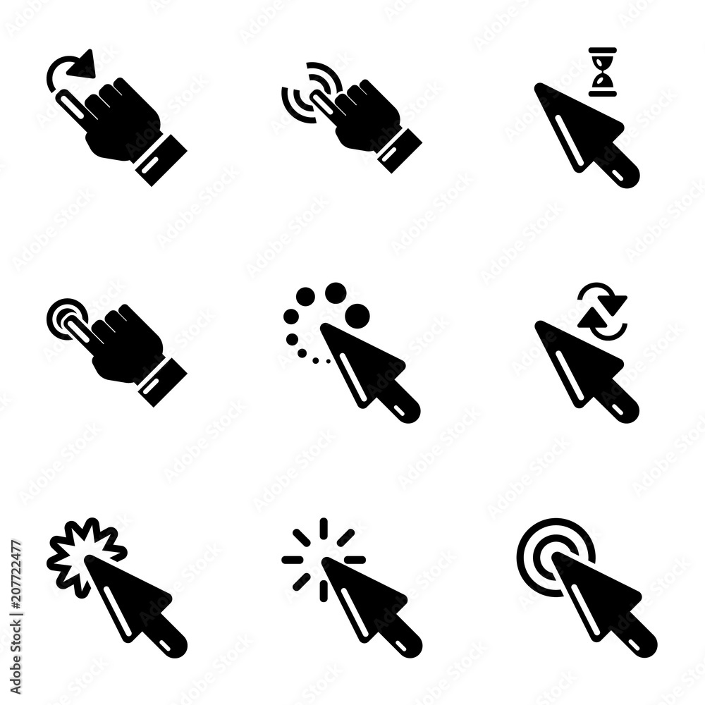 Poster snap icons set. simple set of 9 snap vector icons for web isolated on white background