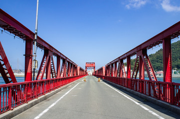 Fototapeta na wymiar 開閉式の長浜大橋