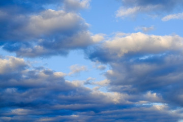 Fototapeta na wymiar Sky in the clouds