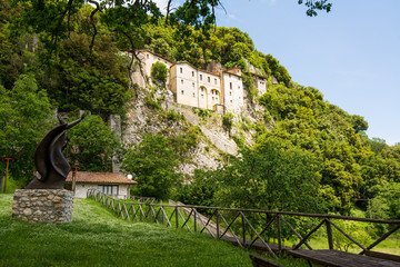 Greccio, Italy.  hermitage shrine erected by St. Francis of Assisi