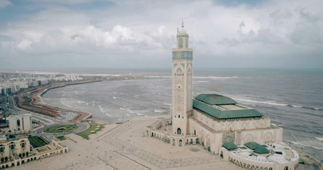The Hassan II Mosque or Grande Mosquée Hassan II is a mosque in Casablanca, Morocco.