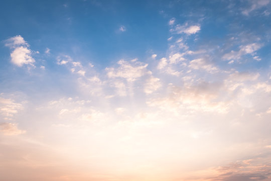 pastel sky sunrise and cloud © mmmx